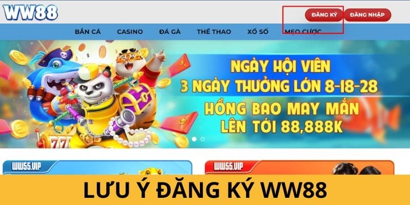 Tham khảo những lưu ý để đơn giản hóa việc đăng ký WW88